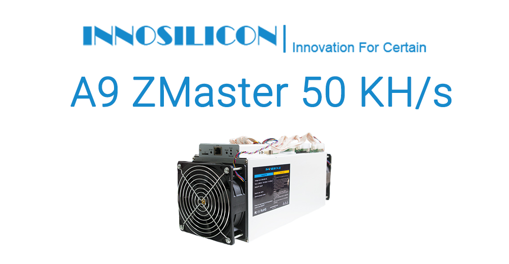 Innosilicon представила A9 ZMaster — ASIC-майнер для Equihash. Сравнение с Antminer Z9 mini
